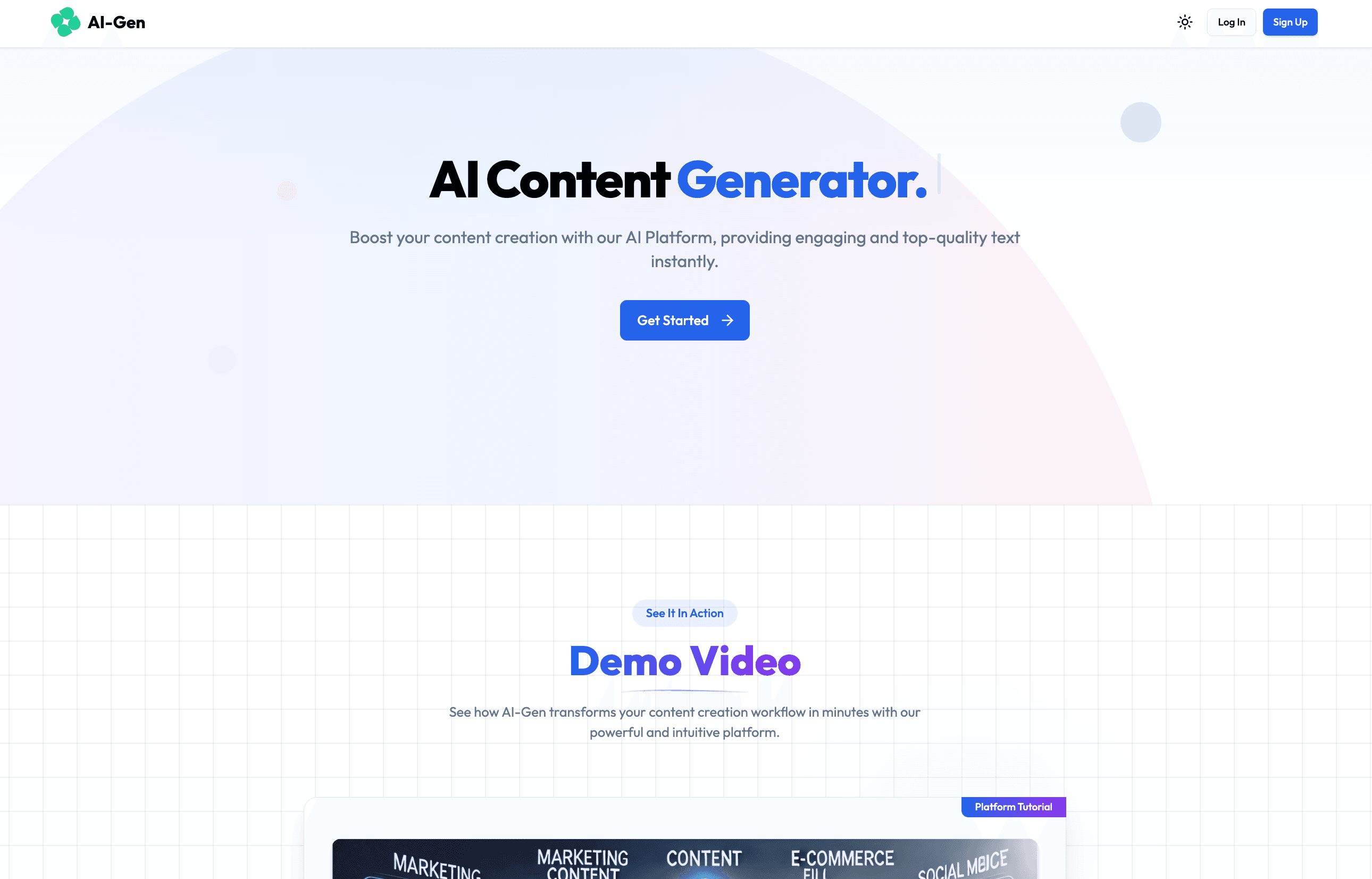 AI Content Generator – SaaS Platform not found