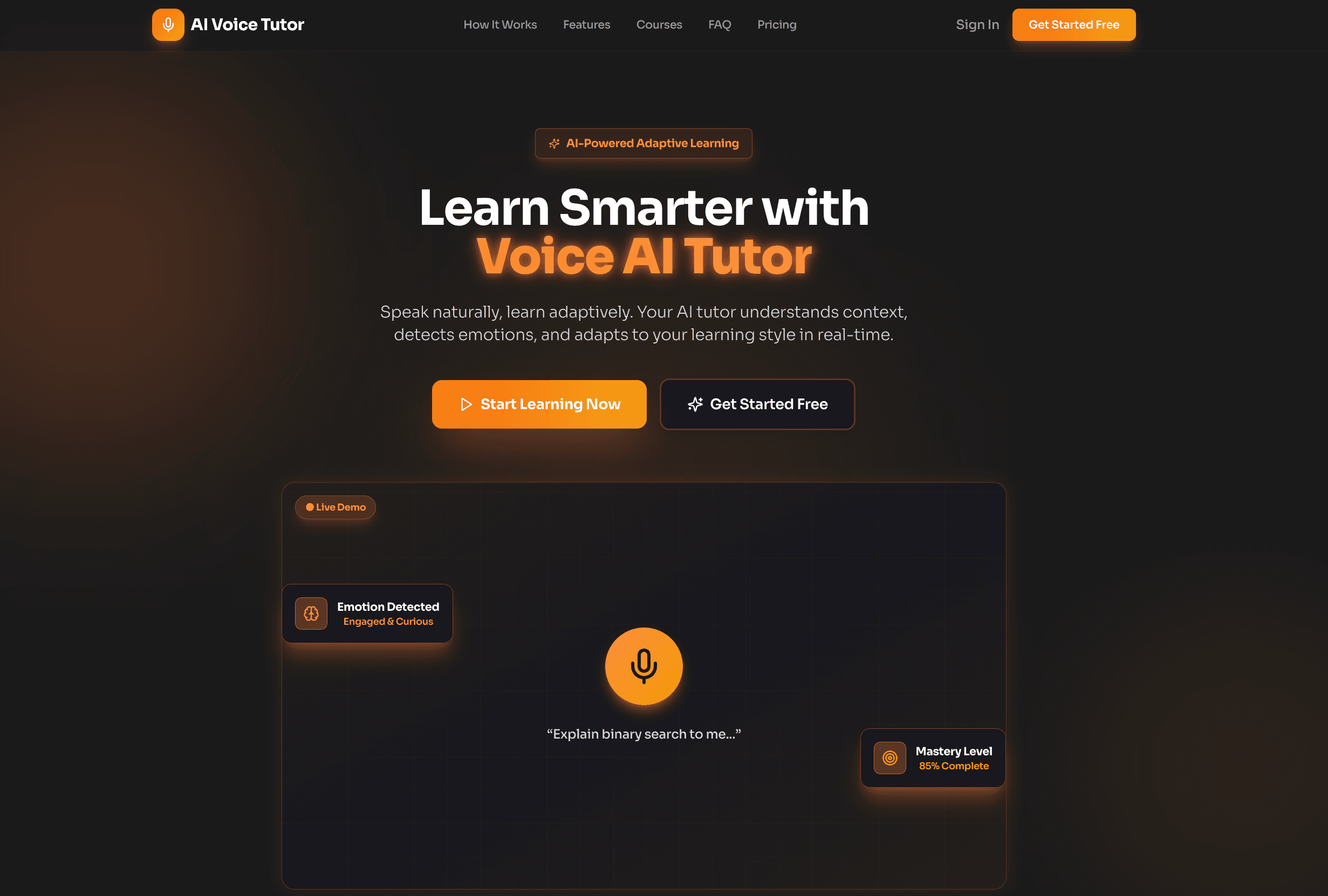 AI Voice Tutor – Adaptive Learning Platform not found